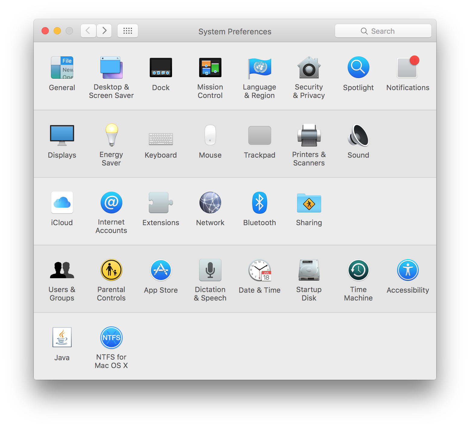 System Preferences