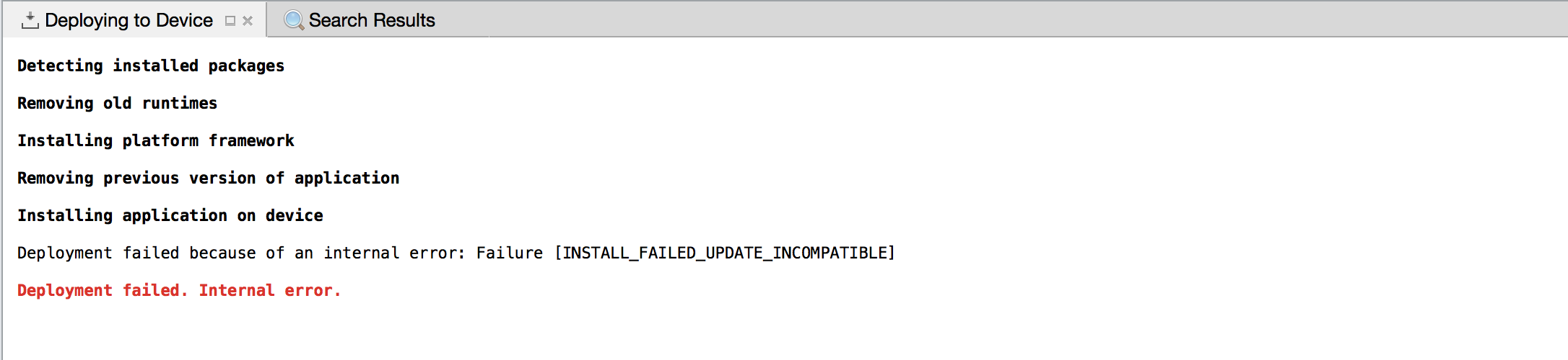 INSTALL_FAILED_UPDATE_INCOMPATIBLE
